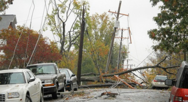 Hurricane Sandy damage